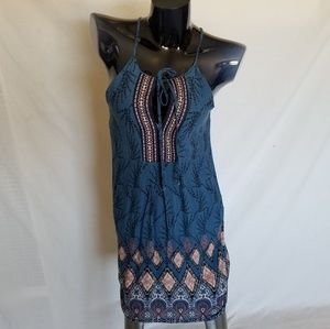 Boho tribal print summer dress